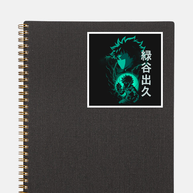 Midorya Izuku Shadow-None-Glossy-Sticker-fanfabio