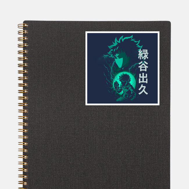 Midorya Izuku Shadow-None-Glossy-Sticker-fanfabio