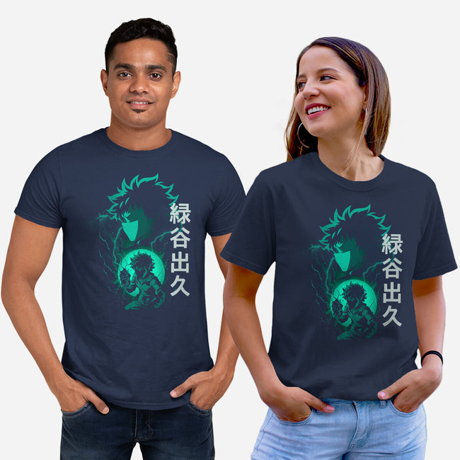 Midorya Izuku Shadow-Unisex-Basic-Tee-fanfabio