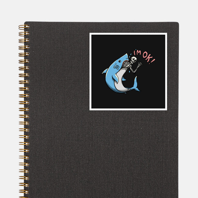 I Am Okey-None-Glossy-Sticker-summerdsgn