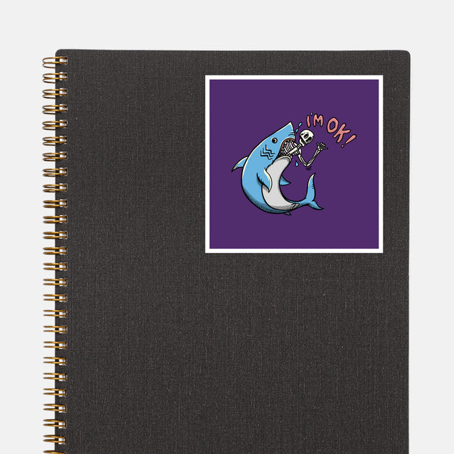 I Am Okey-None-Glossy-Sticker-summerdsgn