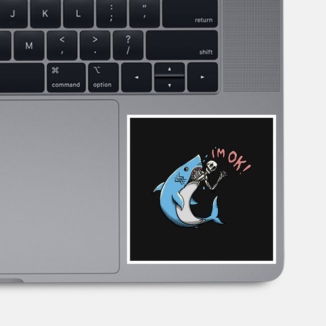 I Am Okey-None-Glossy-Sticker-summerdsgn