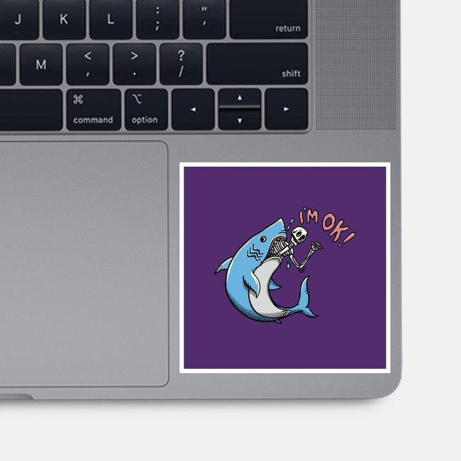 I Am Okey-None-Glossy-Sticker-summerdsgn