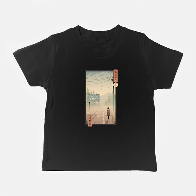 Silent Mountain Ukiyo-e-Baby-Basic-Tee-vp021