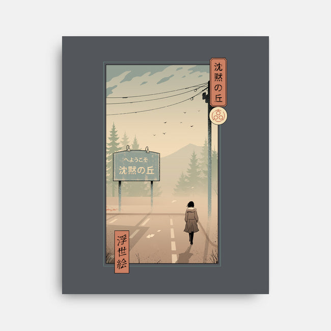 Silent Mountain Ukiyo-e-None-Stretched-Canvas-vp021