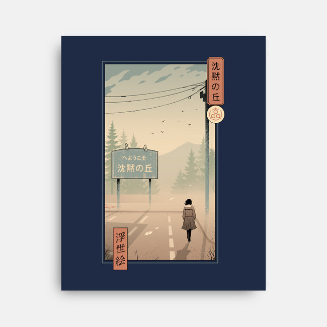 Silent Mountain Ukiyo-e-None-Stretched-Canvas-vp021