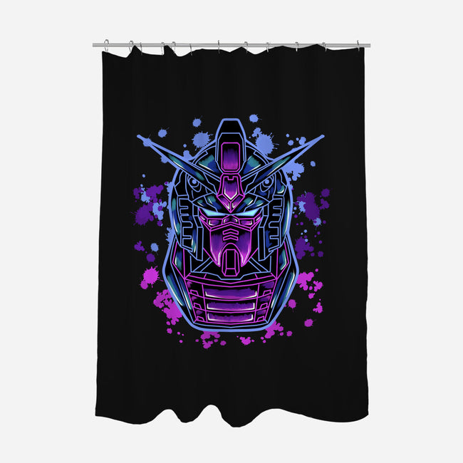 Gundam Neon-None-Polyester-Shower Curtain-nickzzarto