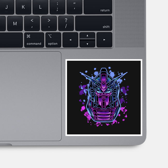 Gundam Neon-None-Glossy-Sticker-nickzzarto