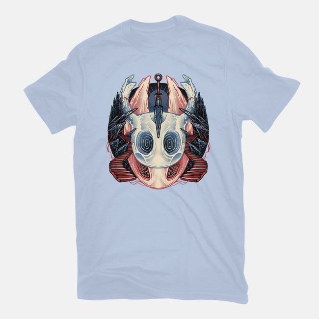 Ancient Underground Mysteries-Womens-Basic-Tee-glitchygorilla