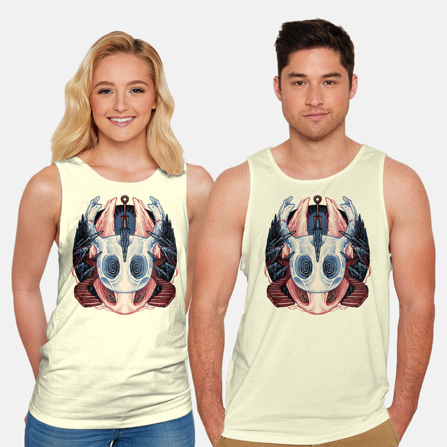 Ancient Underground Mysteries-Unisex-Basic-Tank-glitchygorilla