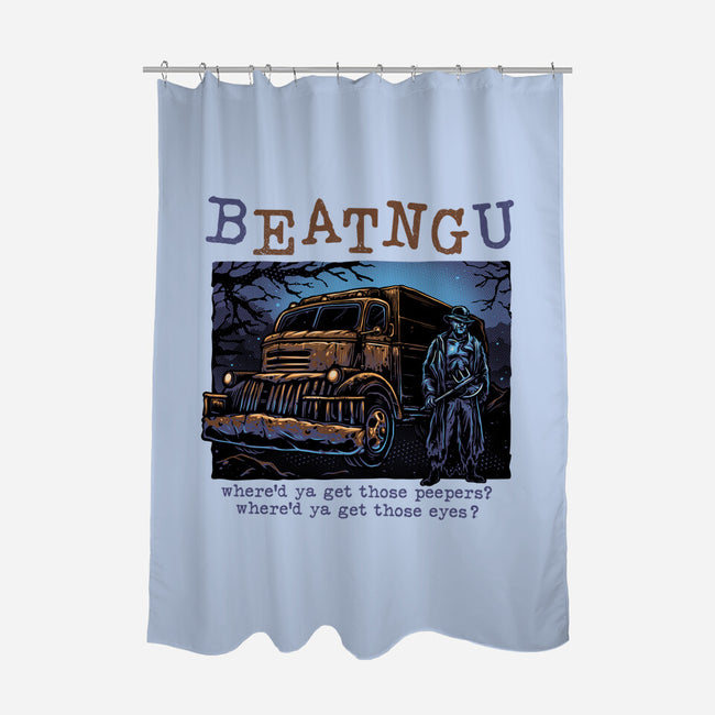 BEATNGU-None-Polyester-Shower Curtain-glitchygorilla