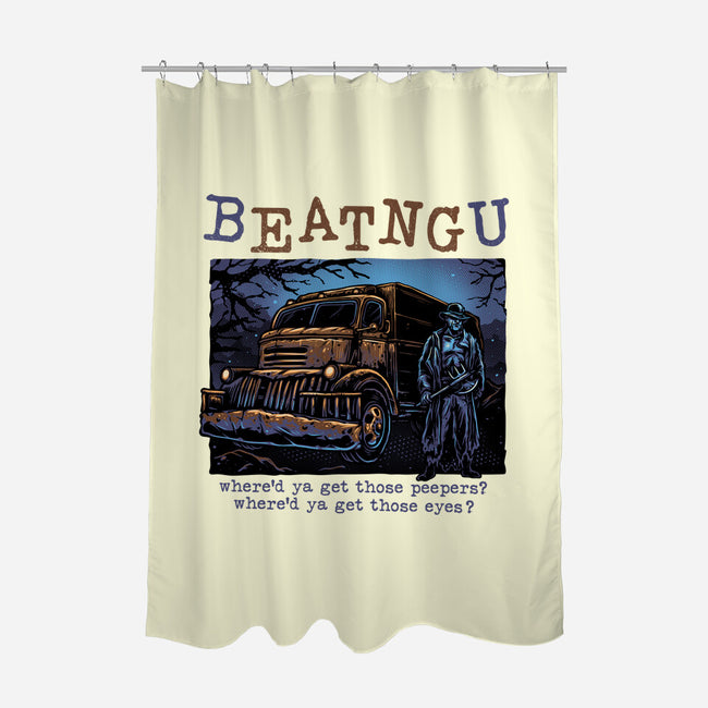 BEATNGU-None-Polyester-Shower Curtain-glitchygorilla
