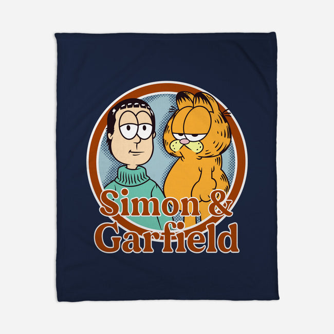 Simon & Garfield-None-Fleece-Blanket-SeamusAran