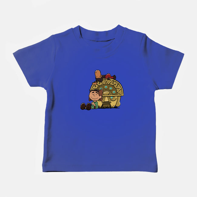 Boom Baby-Baby-Basic-Tee-DrawnByBryan