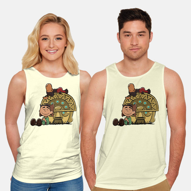 Boom Baby-Unisex-Basic-Tank-DrawnByBryan