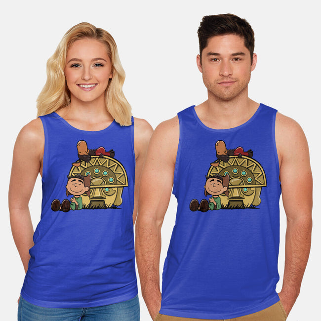 Boom Baby-Unisex-Basic-Tank-DrawnByBryan