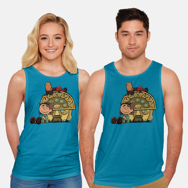 Boom Baby-Unisex-Basic-Tank-DrawnByBryan