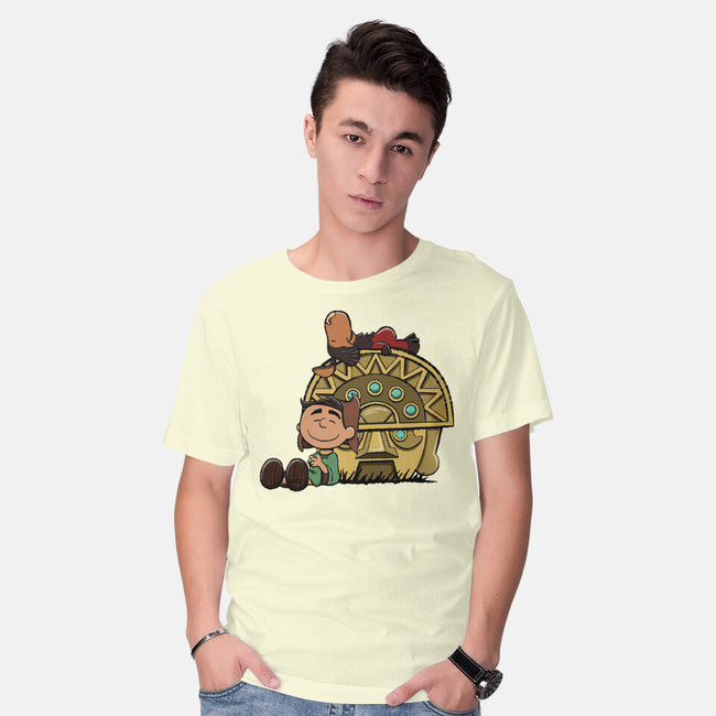 Boom Baby-Mens-Basic-Tee-DrawnByBryan