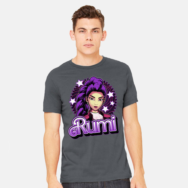 Demon Huntress Rumi-Mens-Heavyweight-Tee-Astrobot Invention
