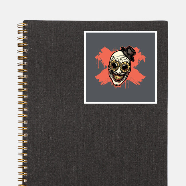 Clown Art Smiling Icon-None-Glossy-Sticker-Studio Mootant