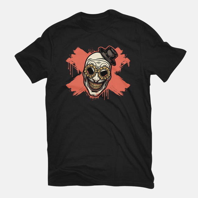 Clown Art Smiling Icon-Mens-Heavyweight-Tee-Studio Mootant
