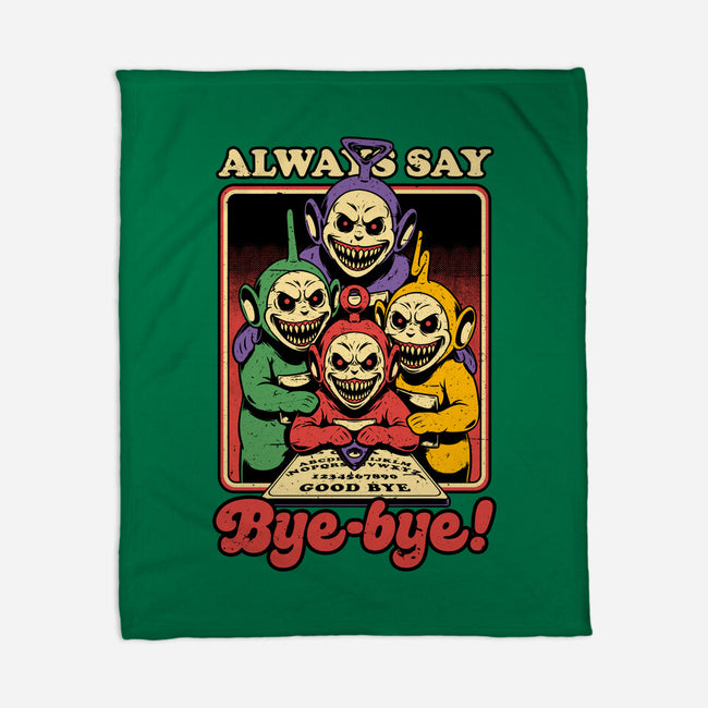 Tube TV Show Ouija-None-Fleece-Blanket-Studio Mootant