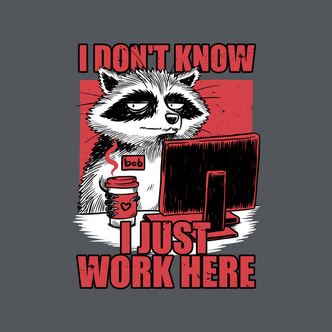Raccoon Tired Work-Mens-Basic-Tee-Studio Mootant