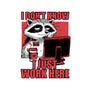 Raccoon Tired Work-Mens-Basic-Tee-Studio Mootant