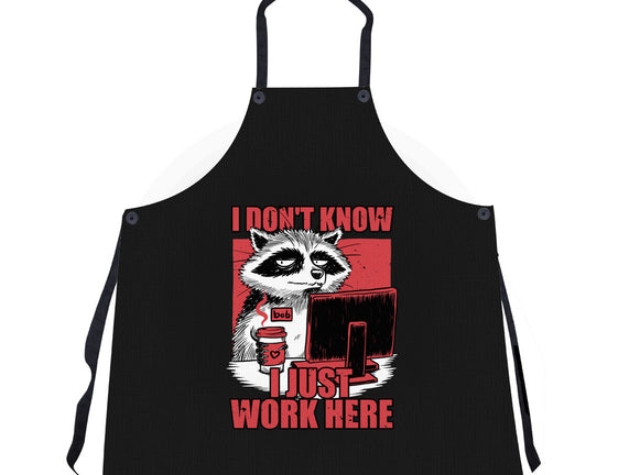 Raccoon Tired Work