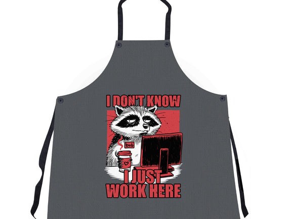 Raccoon Tired Work