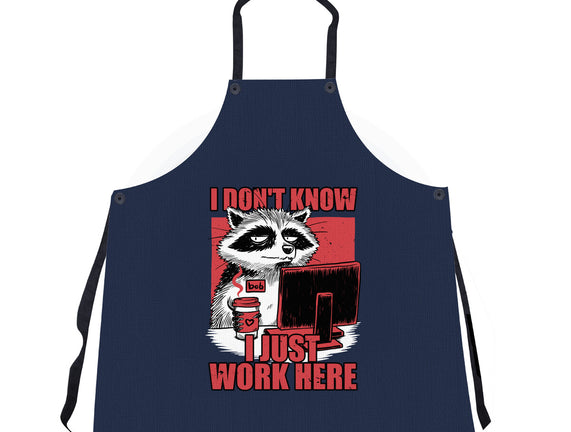Raccoon Tired Work