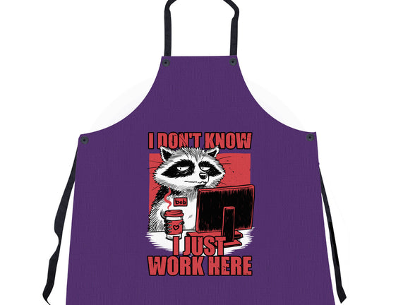 Raccoon Tired Work