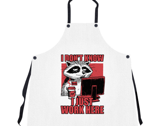 Raccoon Tired Work