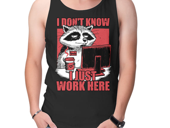 Raccoon Tired Work