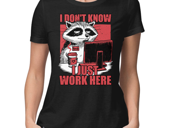 Raccoon Tired Work