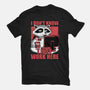 Raccoon Tired Work-Mens-Basic-Tee-Studio Mootant