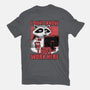 Raccoon Tired Work-Mens-Basic-Tee-Studio Mootant