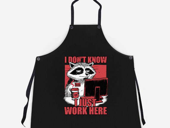 Raccoon Tired Work