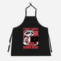 Raccoon Tired Work-Unisex-Kitchen-Apron-Studio Mootant