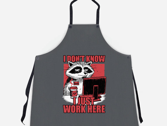Raccoon Tired Work