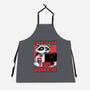 Raccoon Tired Work-Unisex-Kitchen-Apron-Studio Mootant