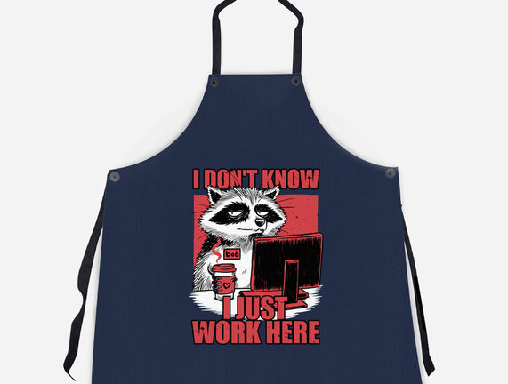 Raccoon Tired Work