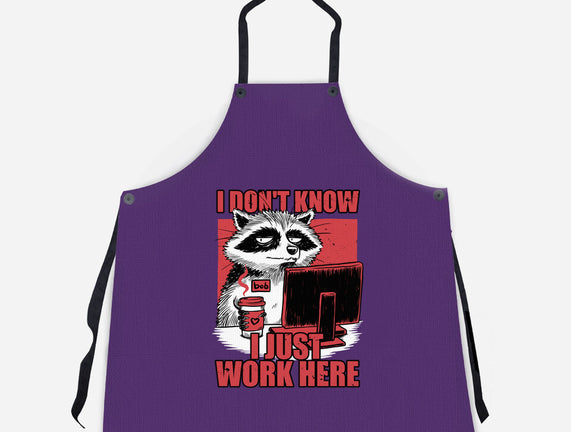 Raccoon Tired Work