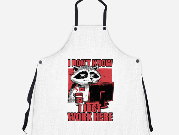 Raccoon Tired Work