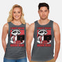 Raccoon Tired Work-Unisex-Basic-Tank-Studio Mootant