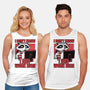 Raccoon Tired Work-Unisex-Basic-Tank-Studio Mootant