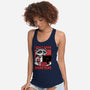 Raccoon Tired Work-Womens-Racerback-Tank-Studio Mootant