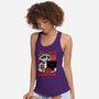 Raccoon Tired Work-Womens-Racerback-Tank-Studio Mootant