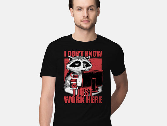 Raccoon Tired Work