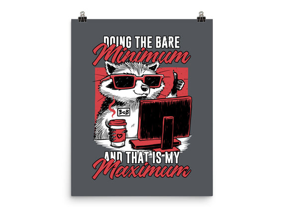 Raccoon Minimun Work